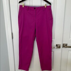 Talbots Women's Pink Relaxed Fit Chino Pants